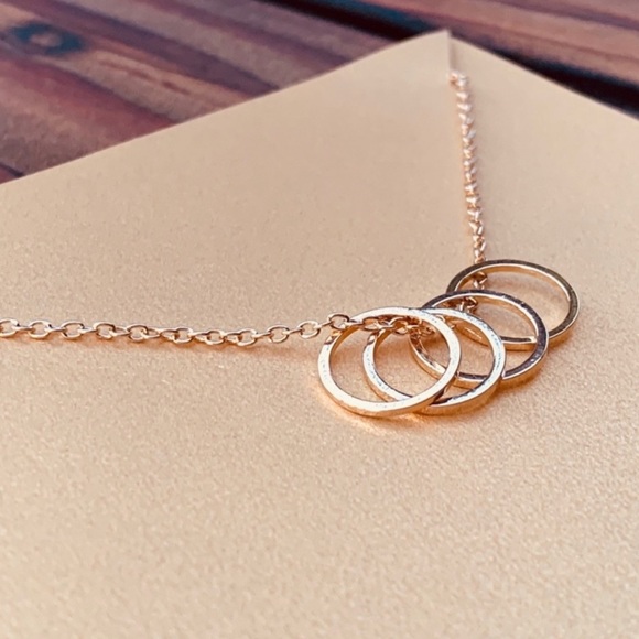 3/$30 RESTOCKED! Karma Necklace Gold Dainty Boho Chain - Picture 3 of 5